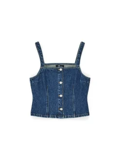 Dr. Denim Damen Top – Niamh in denim
