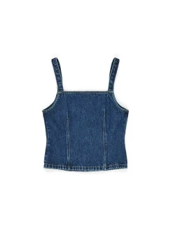 Dr. Denim Damen Top – Niamh in denim