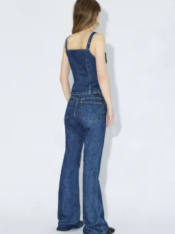 Dr. Denim Damen Top – Niamh in denim