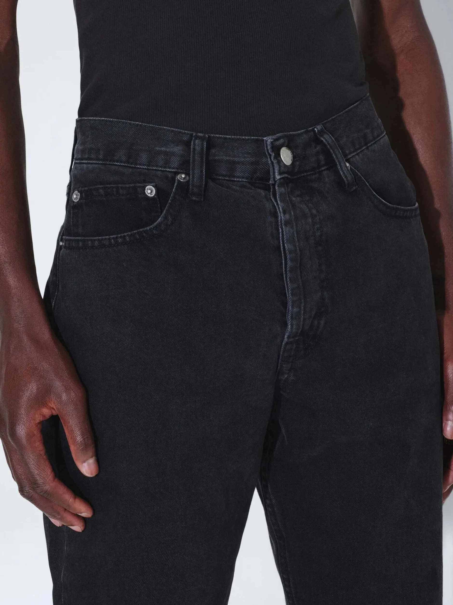 Dr. Denim Herren Jeans – Dash Straight in schwarz