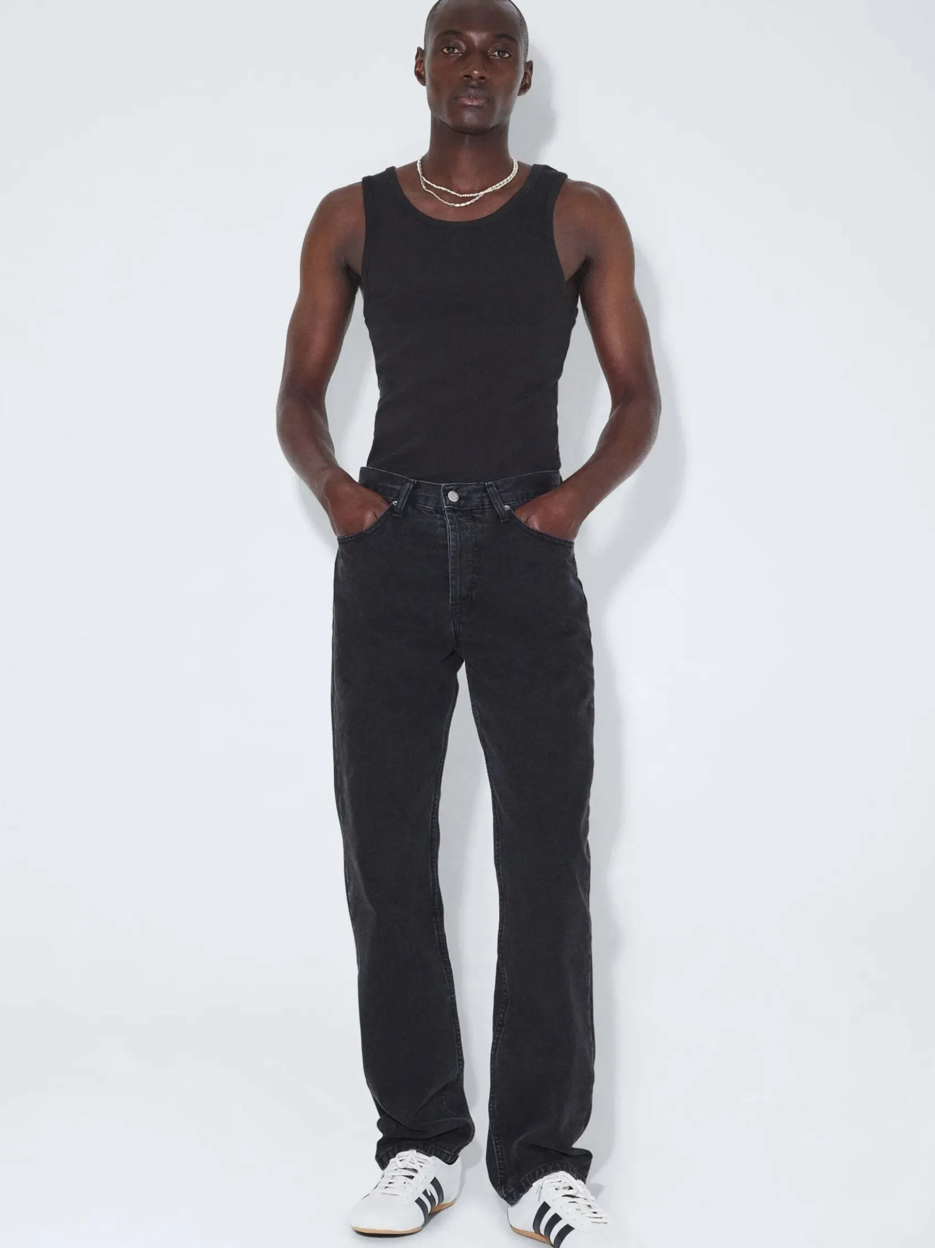 Dr. Denim Herren Jeans – Dash Straight in schwarz
