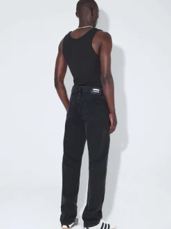 Dr. Denim Herren Jeans – Dash Straight in schwarz