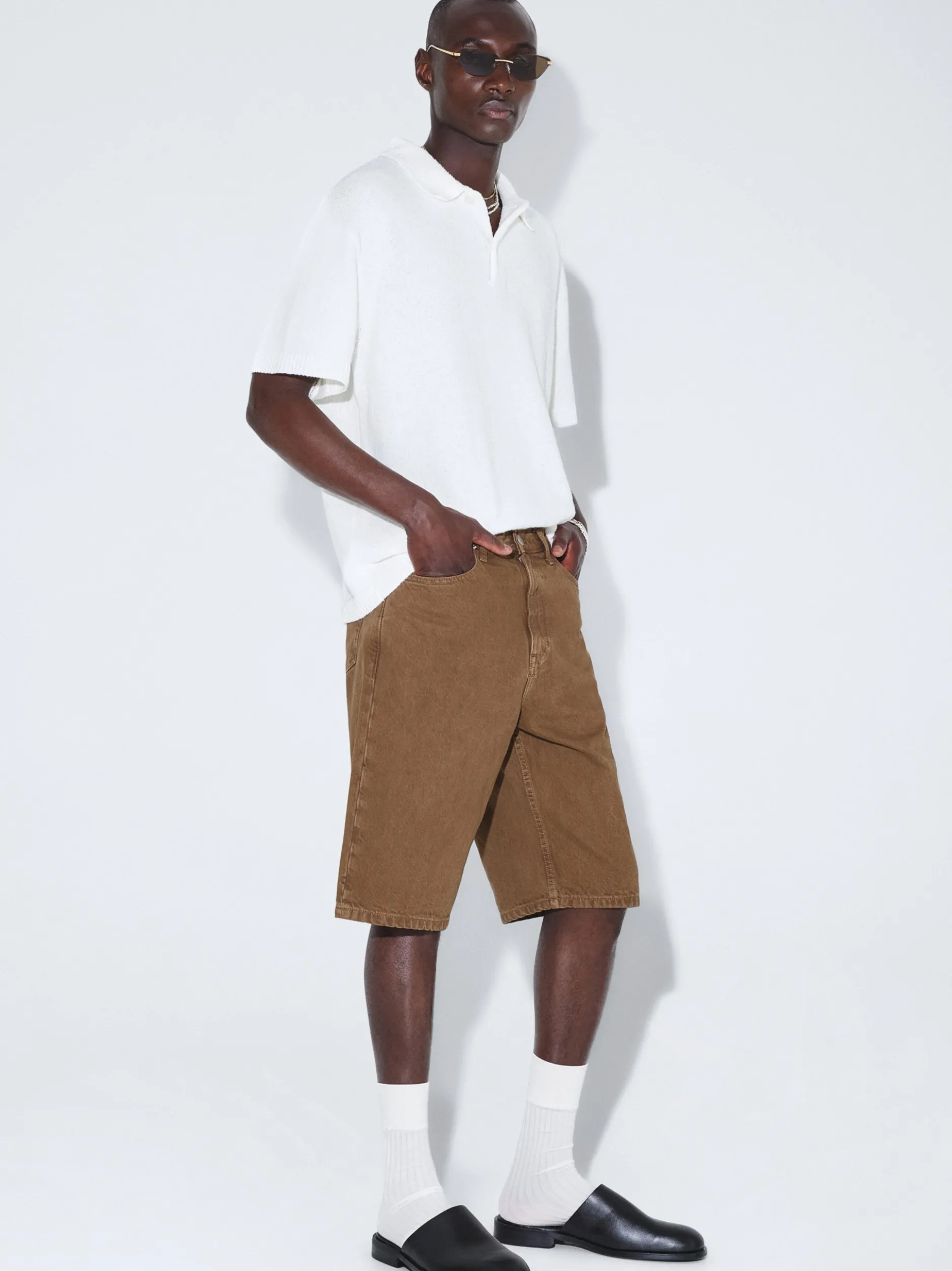 Dr. Denim Herren Shorts – Omar in braun
