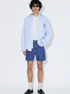 Dr. Denim Herren Shorts – Roan in medium stone