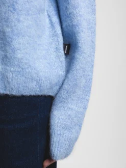 Dr. Denim Unisex Strickcardigan – Quillion in blau