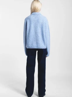 Dr. Denim Unisex Strickcardigan – Quillion in blau