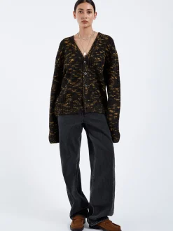 Dr. Denim Unisex Strickjacke – Tom in schwarz