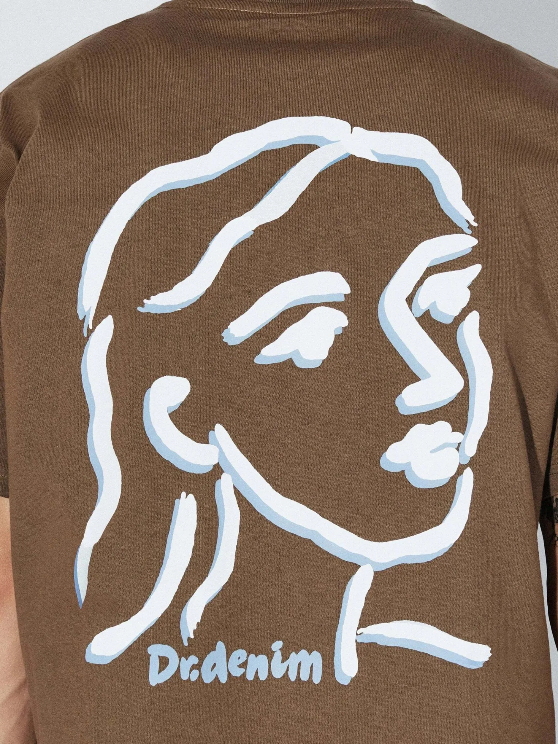 Dr. Denim Unisex T-Shirt – Trooper in braun