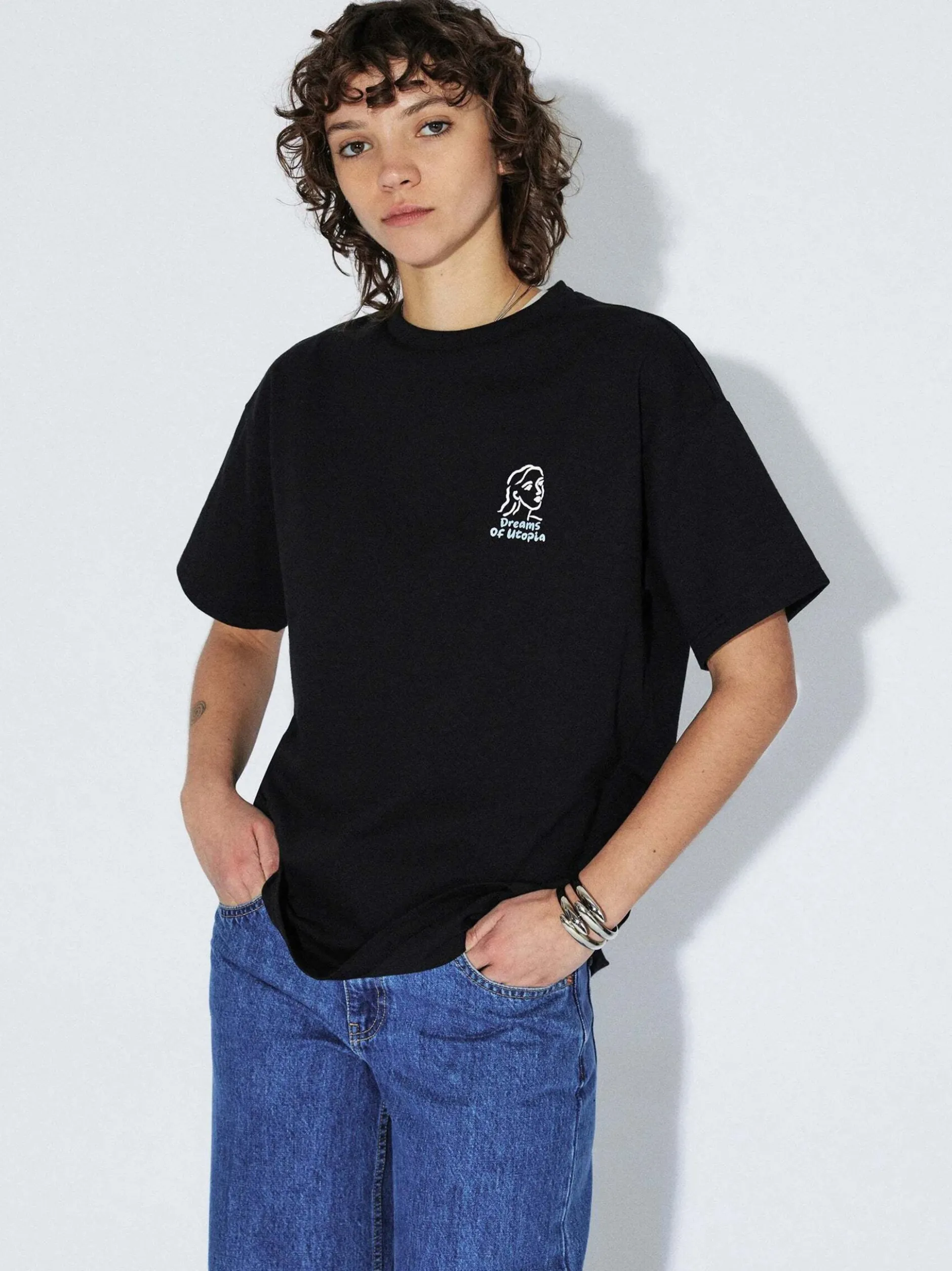 Dr. Denim Unisex T-Shirt – Trooper in schwarz