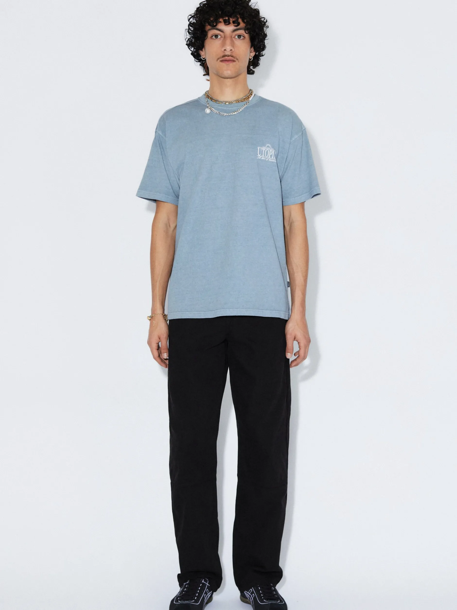 Dr. Denim Unisex T-Shirt – Trooper in blau