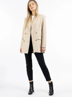 Dreimaster Damen Übergangsjacke in ecru