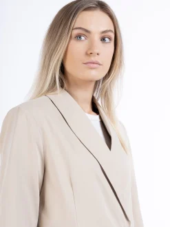 Dreimaster Damen Übergangsjacke in ecru