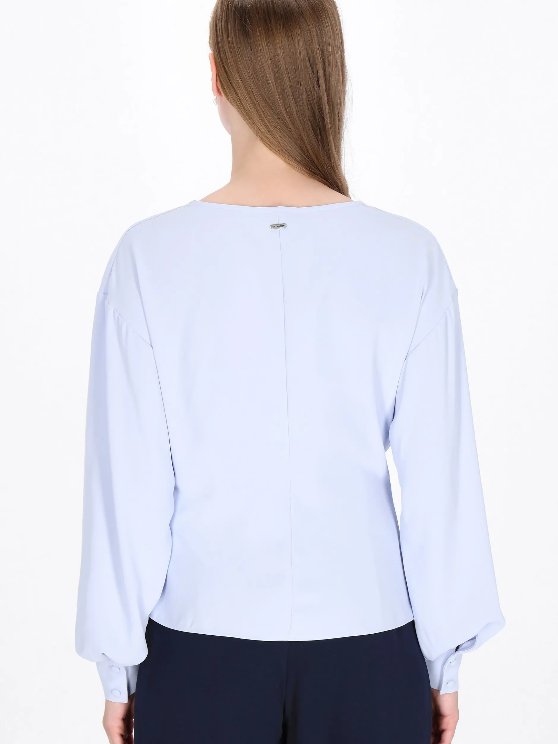 Dreimaster Damen Bluse in hellblau