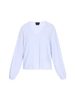 Dreimaster Damen Bluse in hellblau