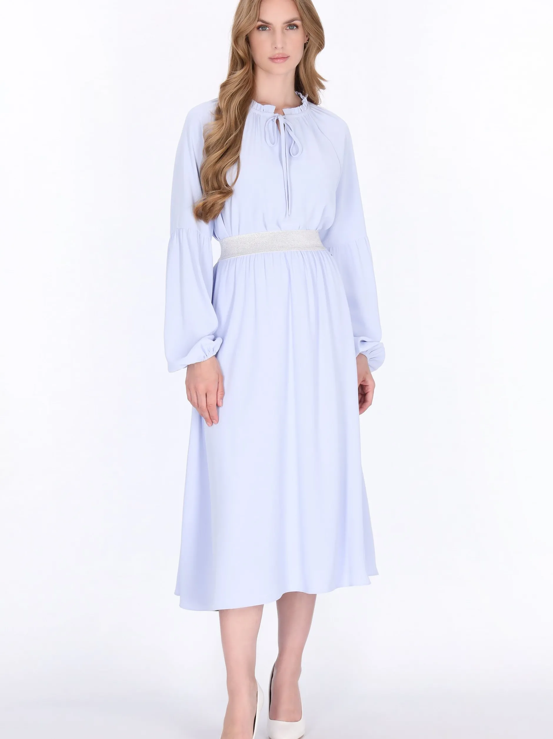 Dreimaster Damen Bluse in hellblau
