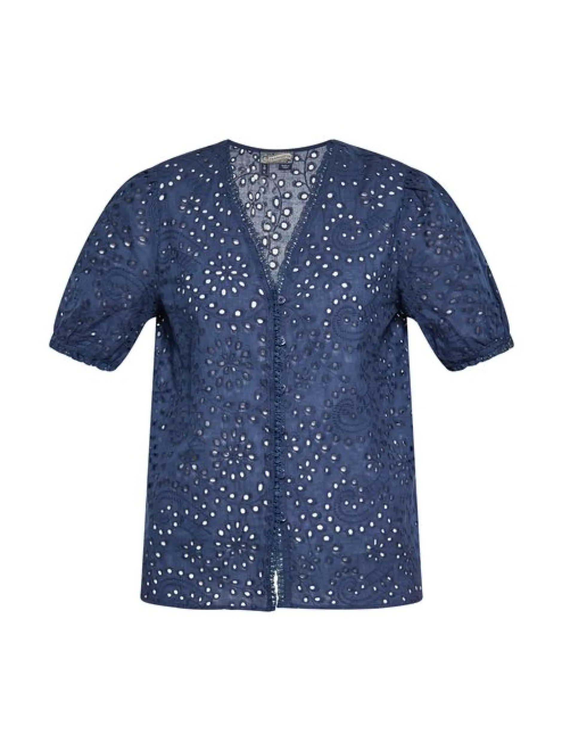 Dreimaster Damen Bluse in marine