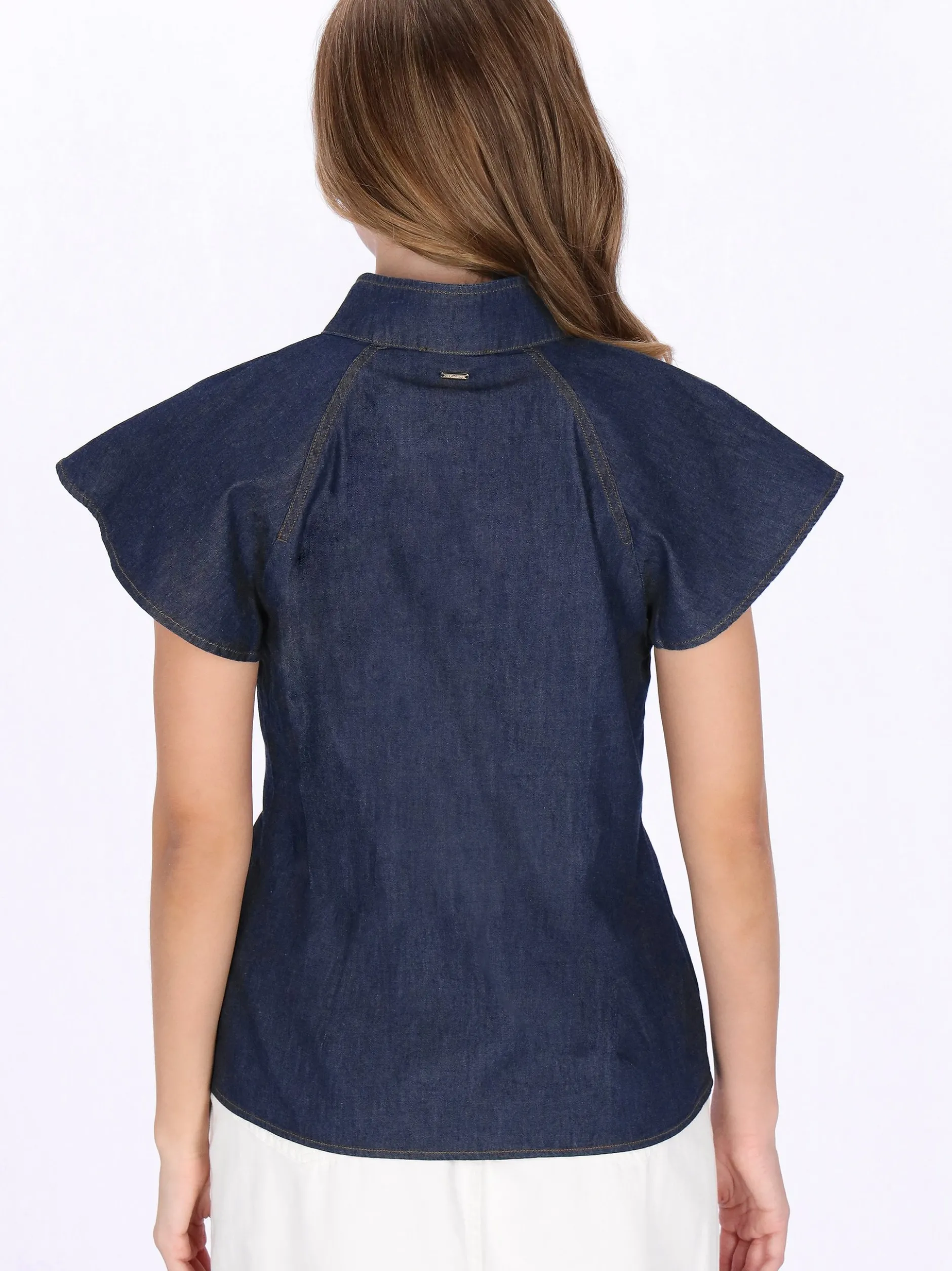 Dreimaster Damen Bluse in marine