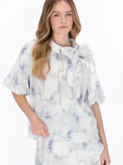 Dreimaster Damen Bluse in mehrfarbig