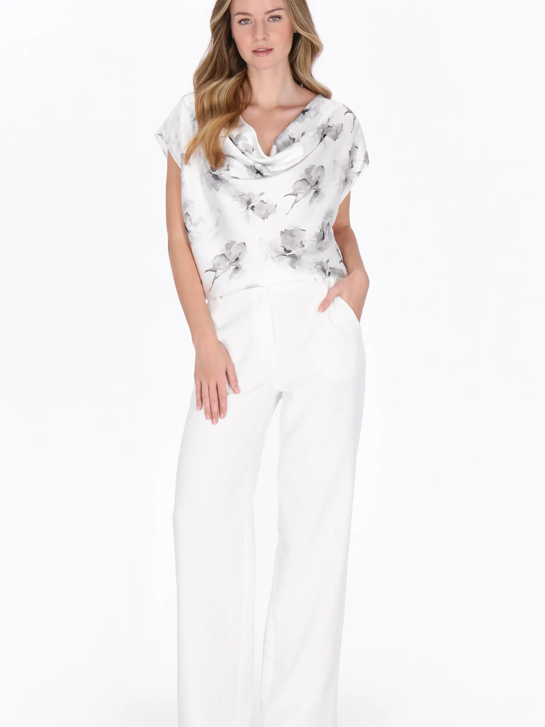 Dreimaster Damen Bluse in mehrfarbig