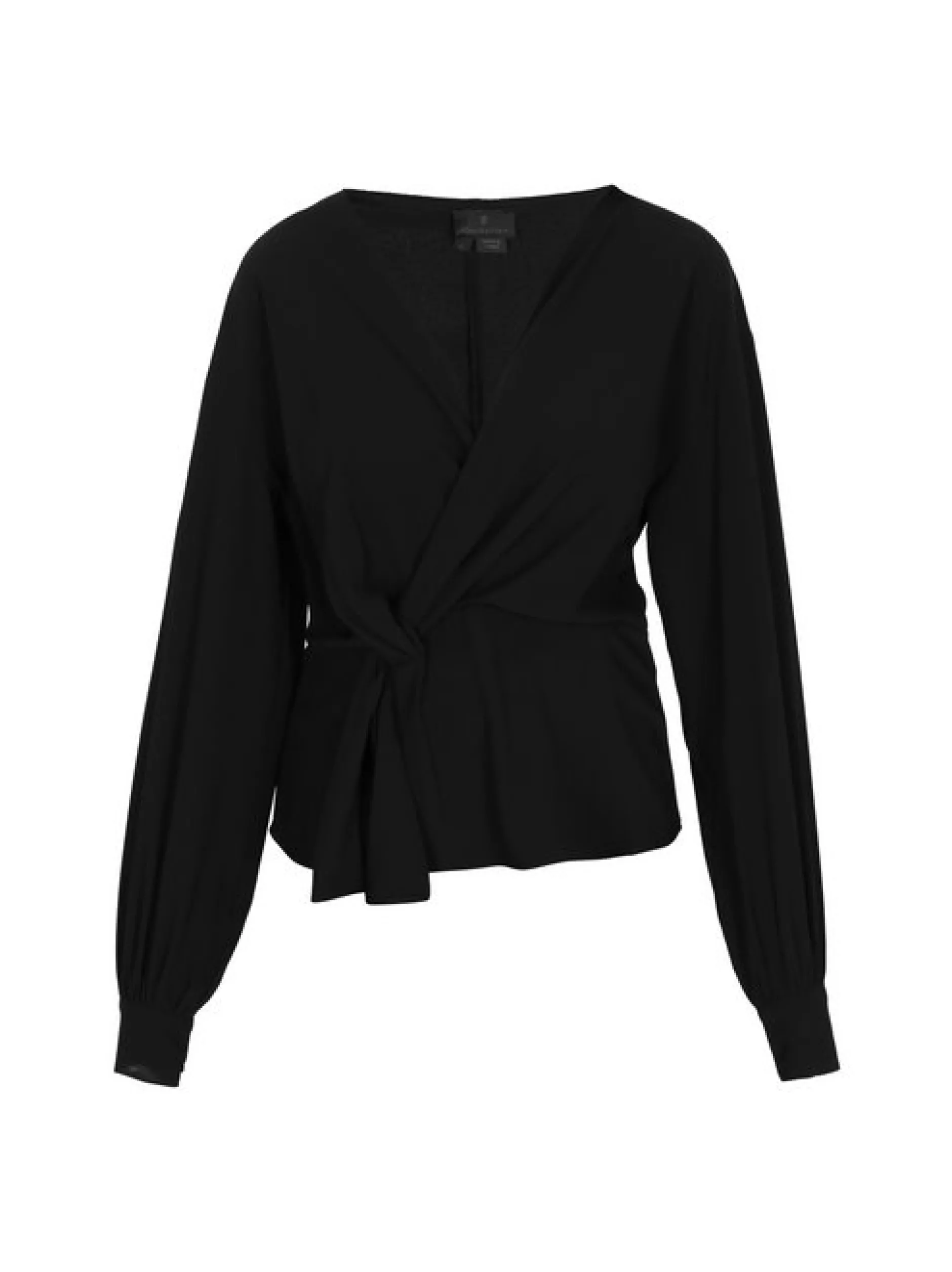 Dreimaster Damen Bluse in schwarz