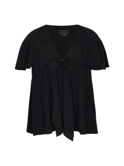 Dreimaster Damen Bluse in schwarz
