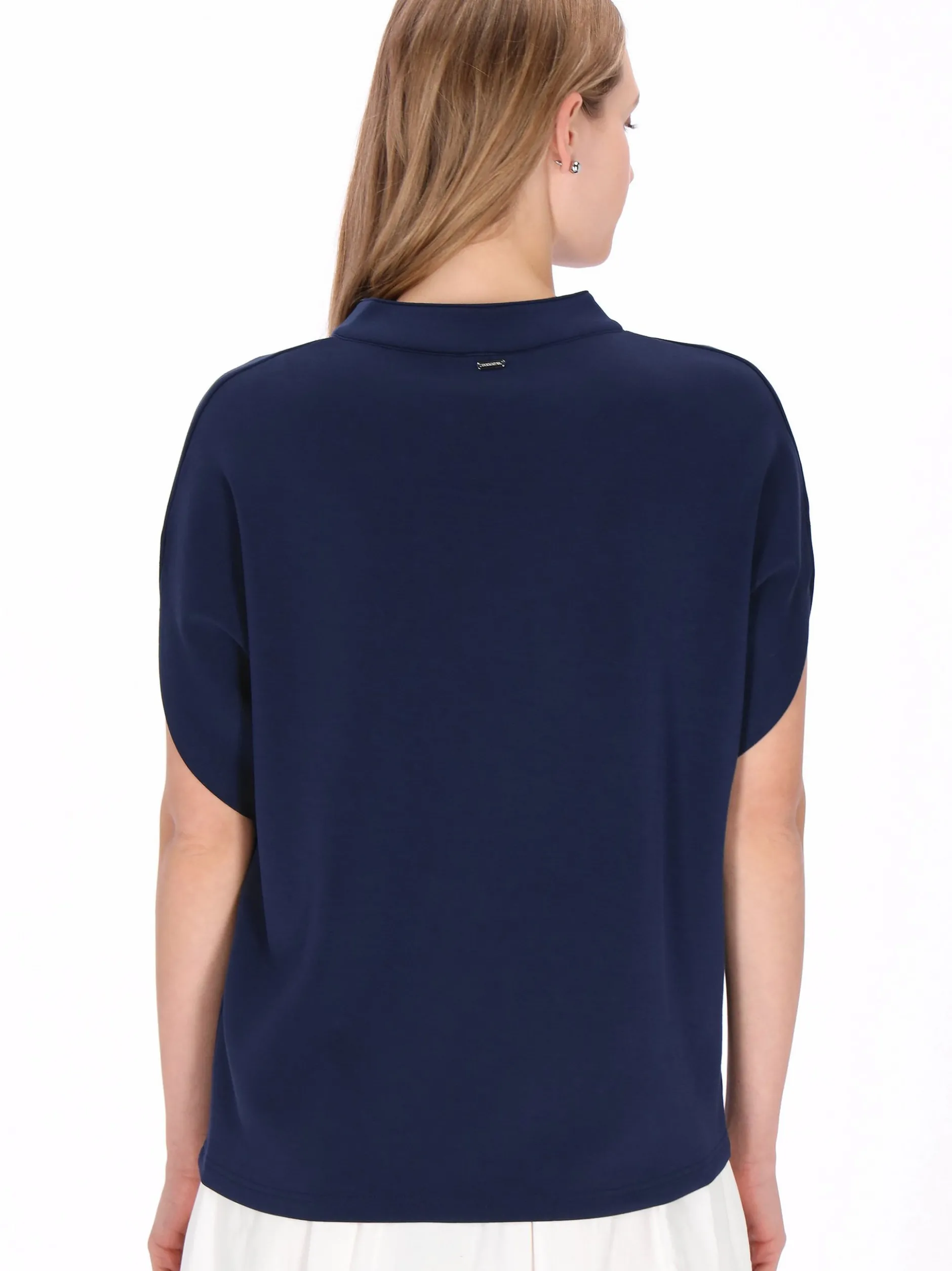 Dreimaster Damen Bluse in schwarz