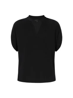 Dreimaster Damen Bluse in schwarz