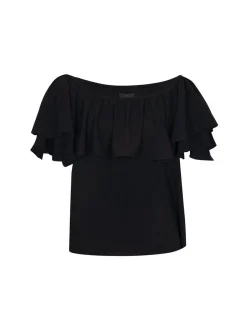 Dreimaster Damen Bluse in schwarz