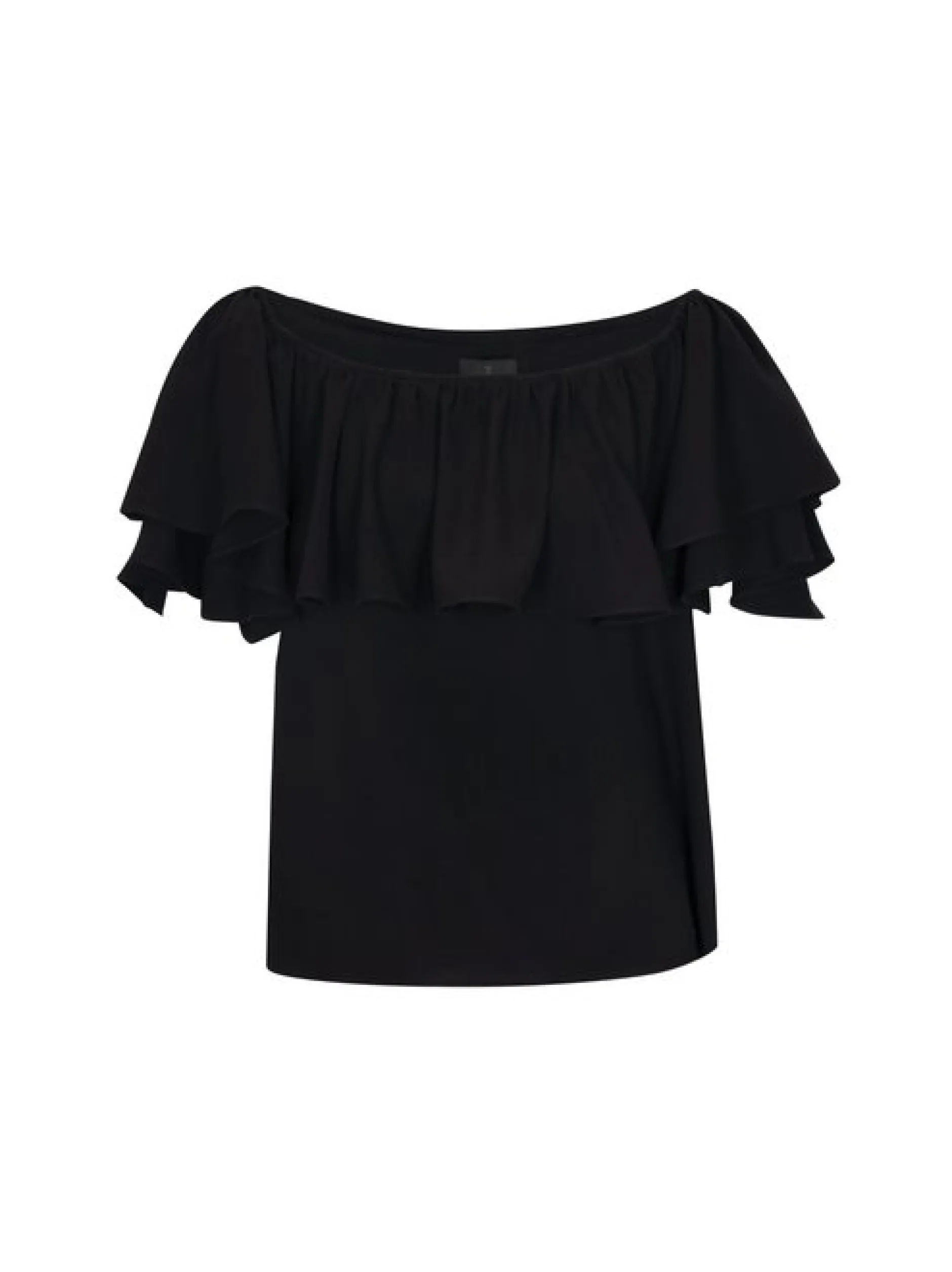 Dreimaster Damen Bluse in schwarz