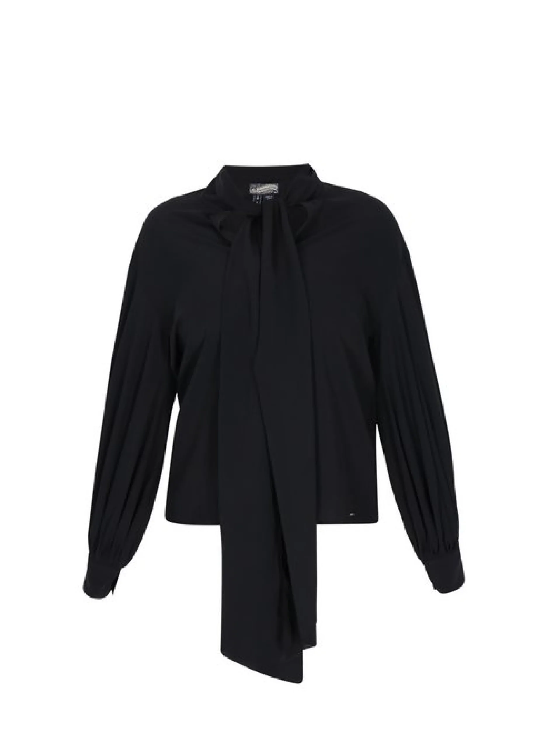 Dreimaster Damen Bluse in schwarz