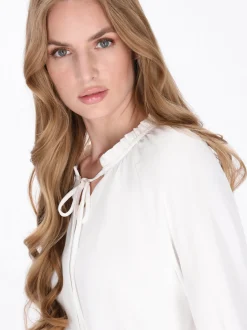Dreimaster Damen Bluse in weiß