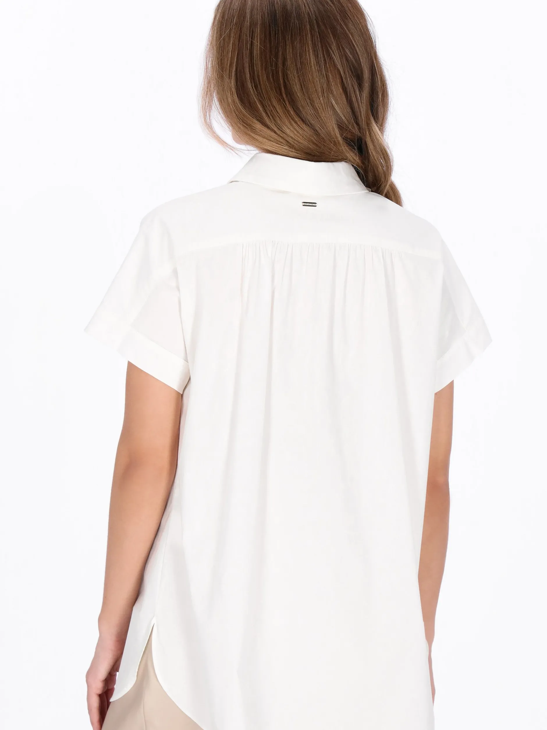 Dreimaster Damen Bluse in weiß
