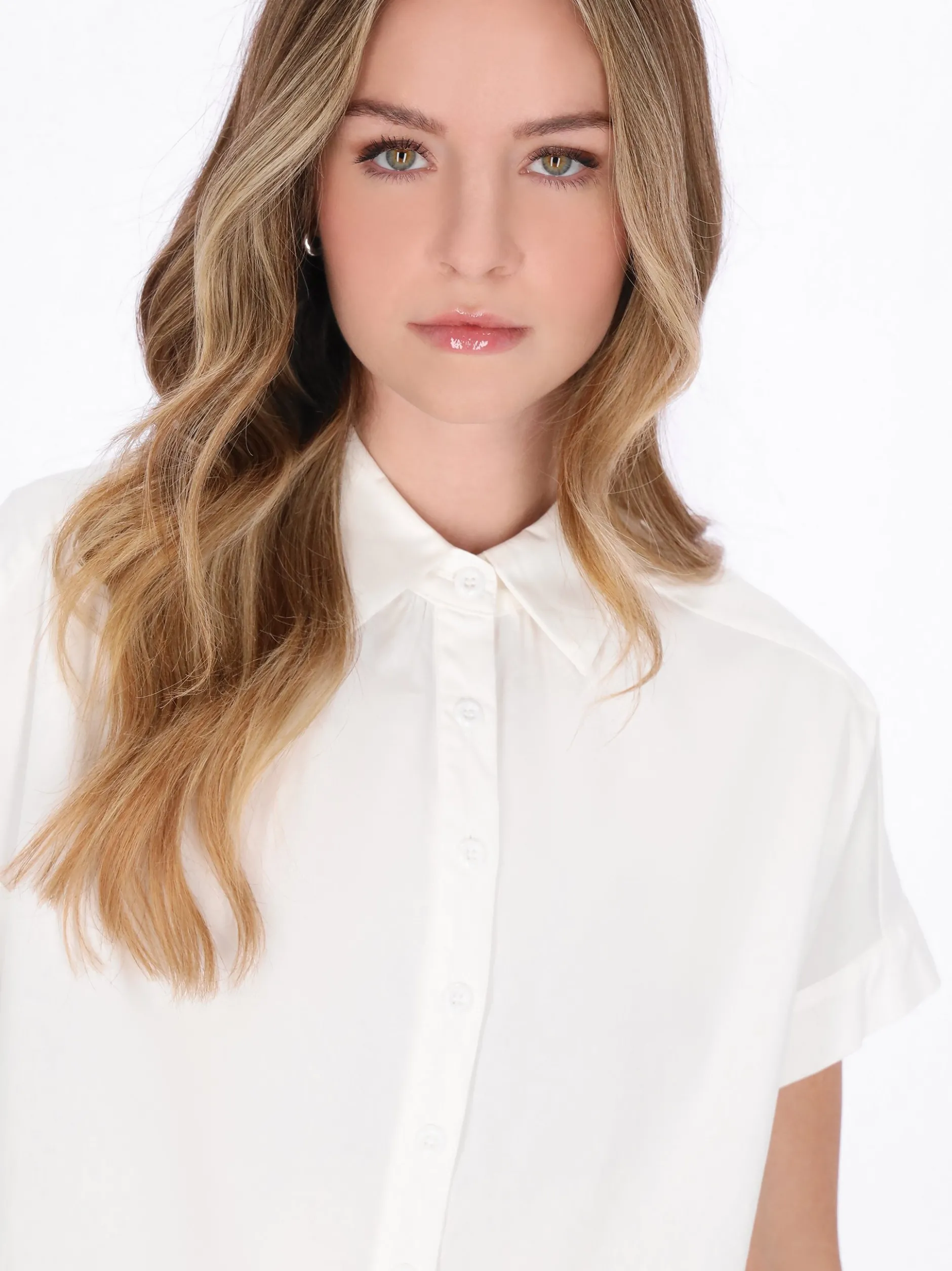Dreimaster Damen Bluse in weiß