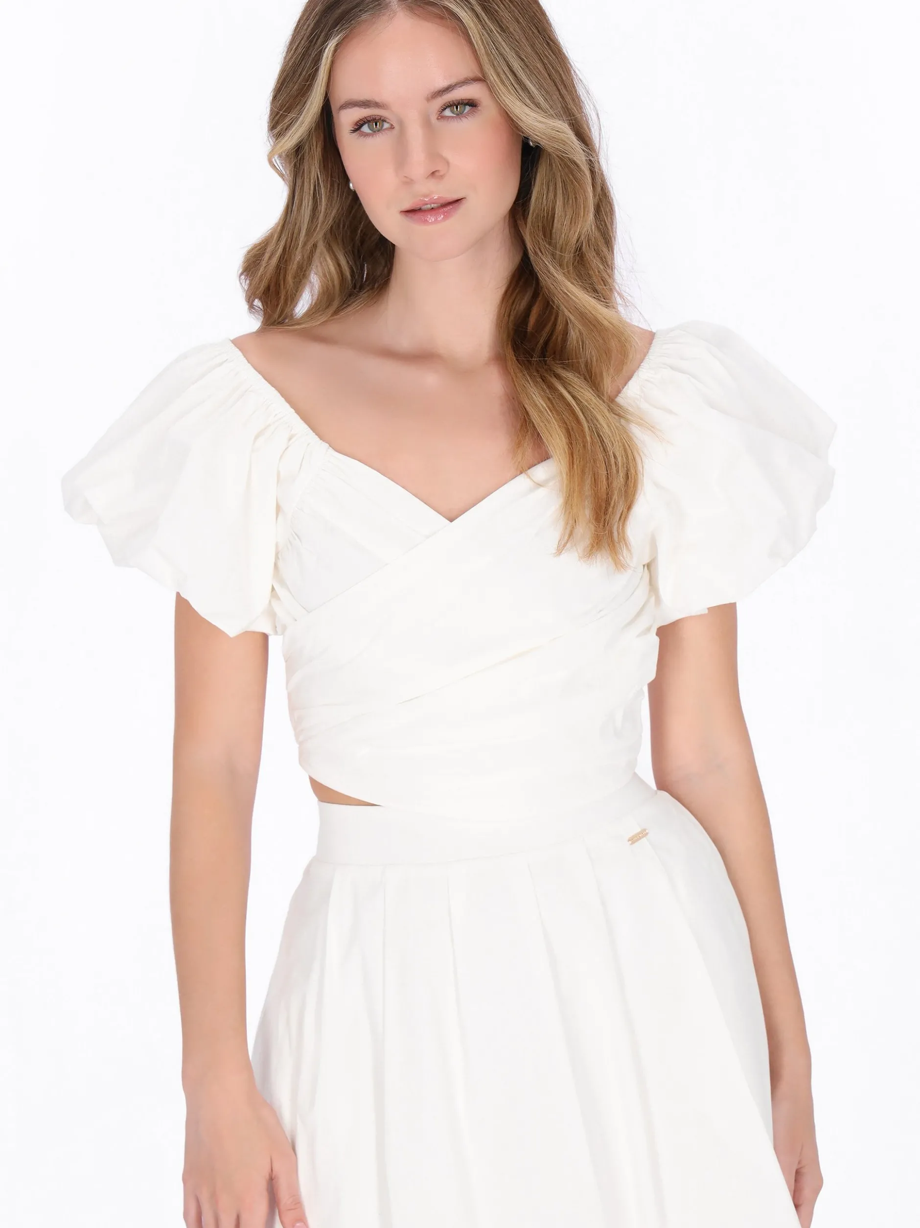 Dreimaster Damen Bluse in weiß