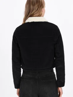 Dreimaster Damen Cordjacke in marine