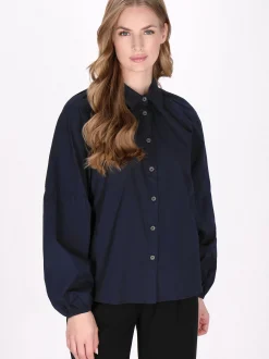 Dreimaster Damen Hemd in marine