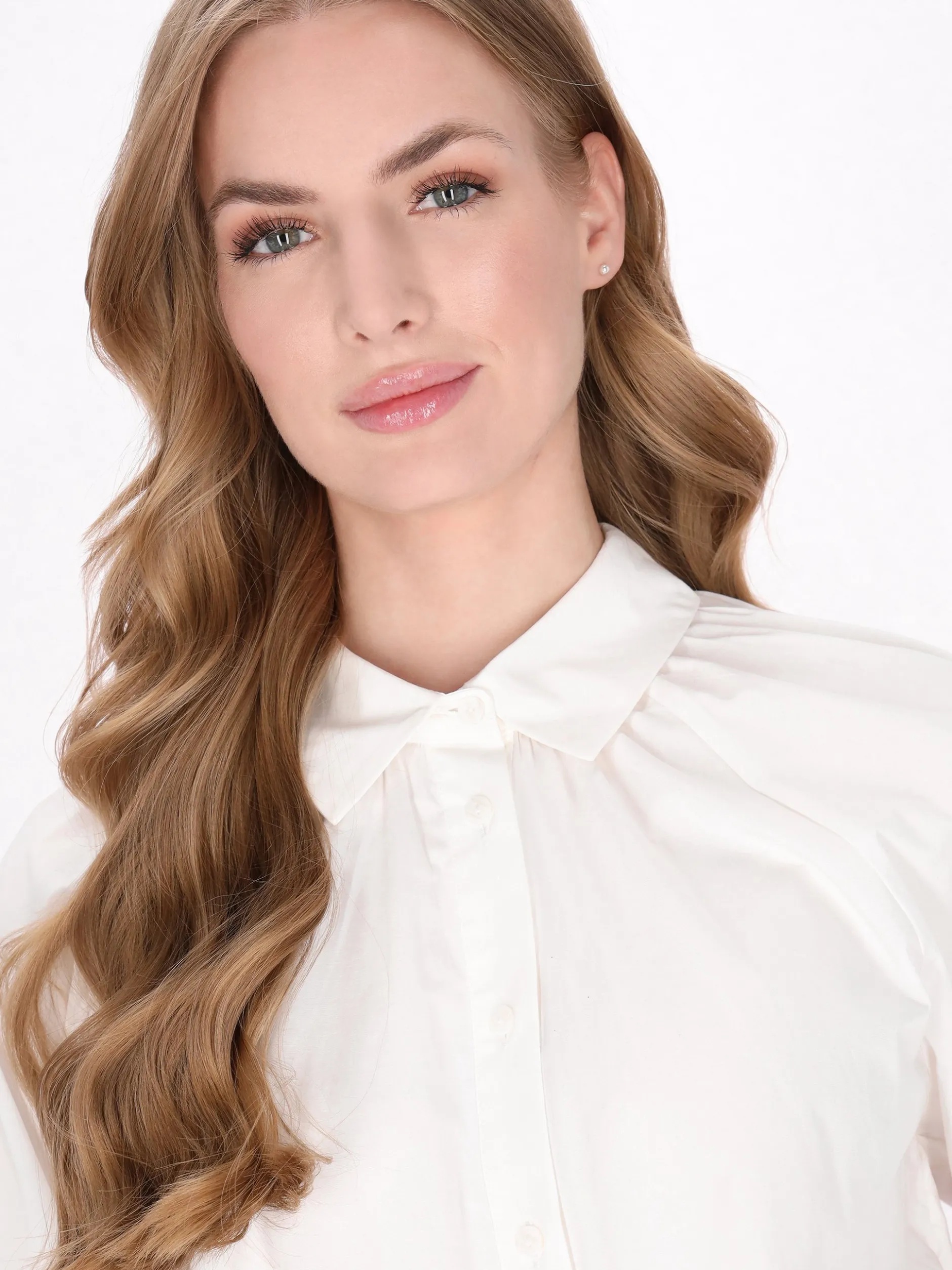 Dreimaster Damen Hemd in weiß