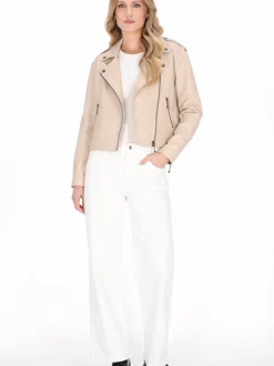 Dreimaster Damen Jacke in beige