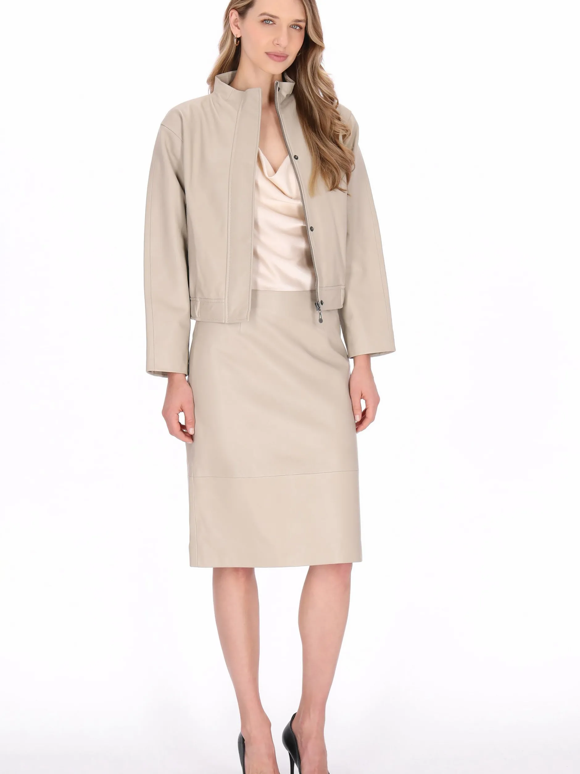 Dreimaster Damen Jacke in beige