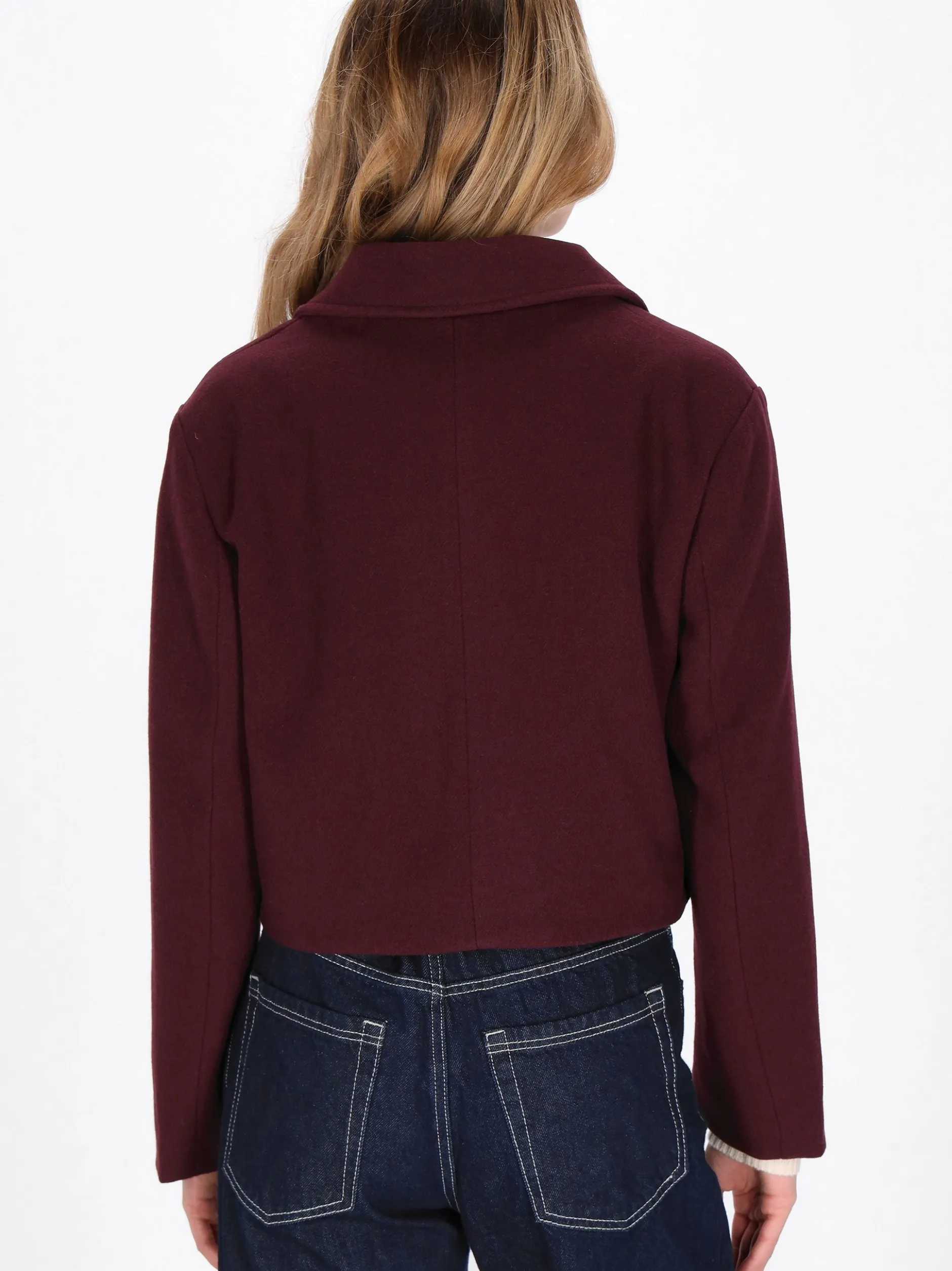 Dreimaster Damen Jacke in bordeaux