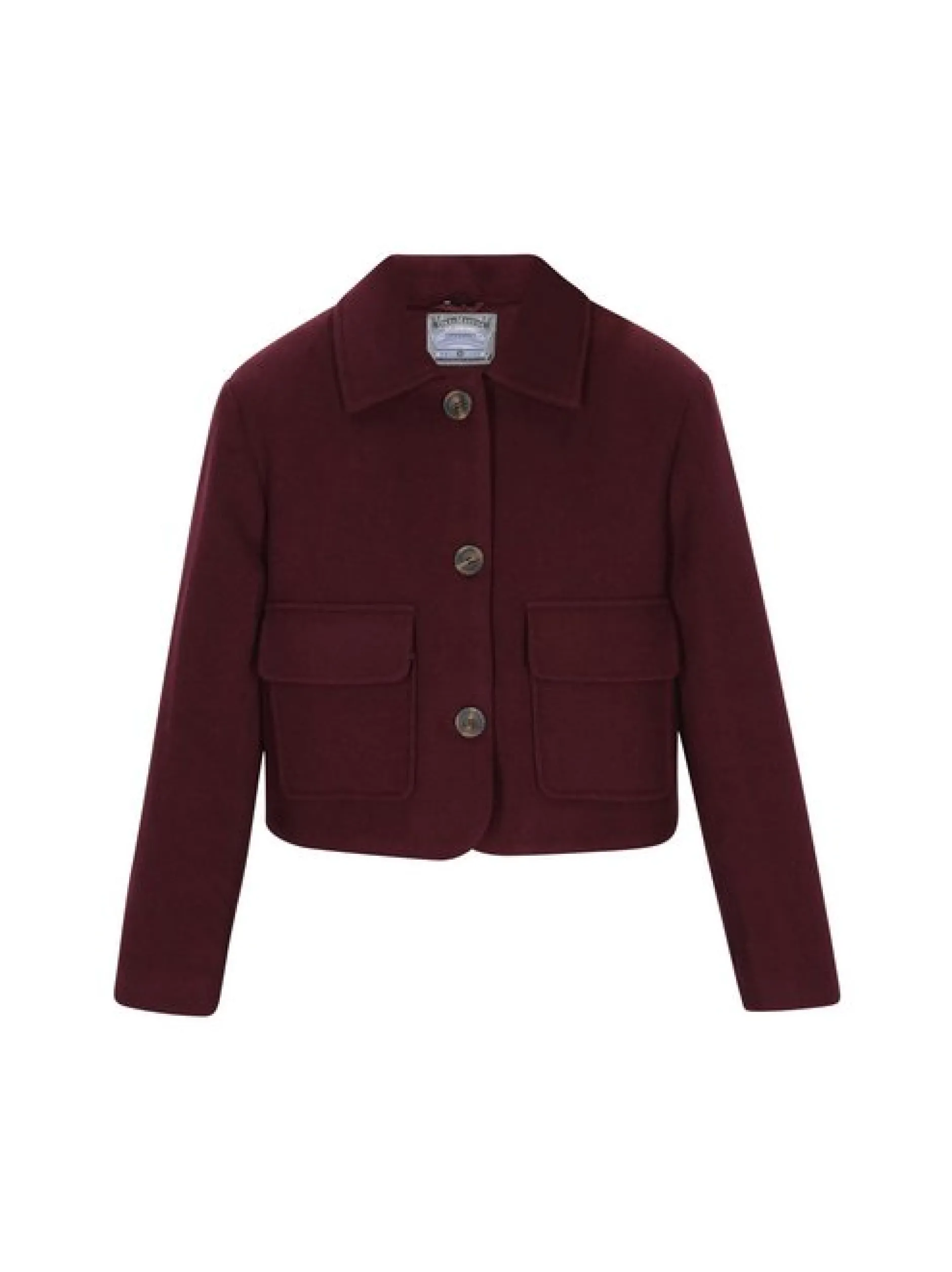 Dreimaster Damen Jacke in bordeaux