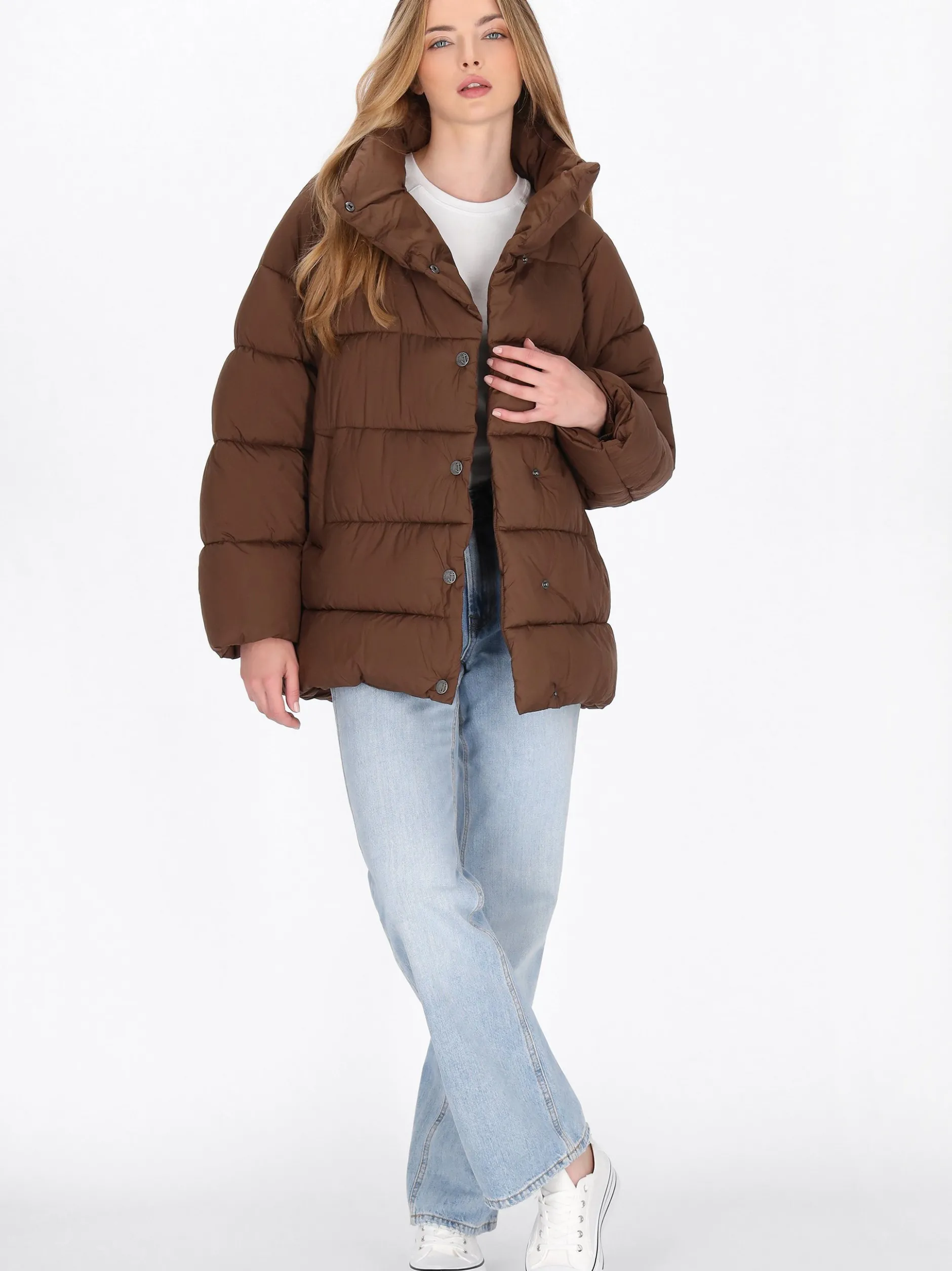 Dreimaster Damen Jacke in braun