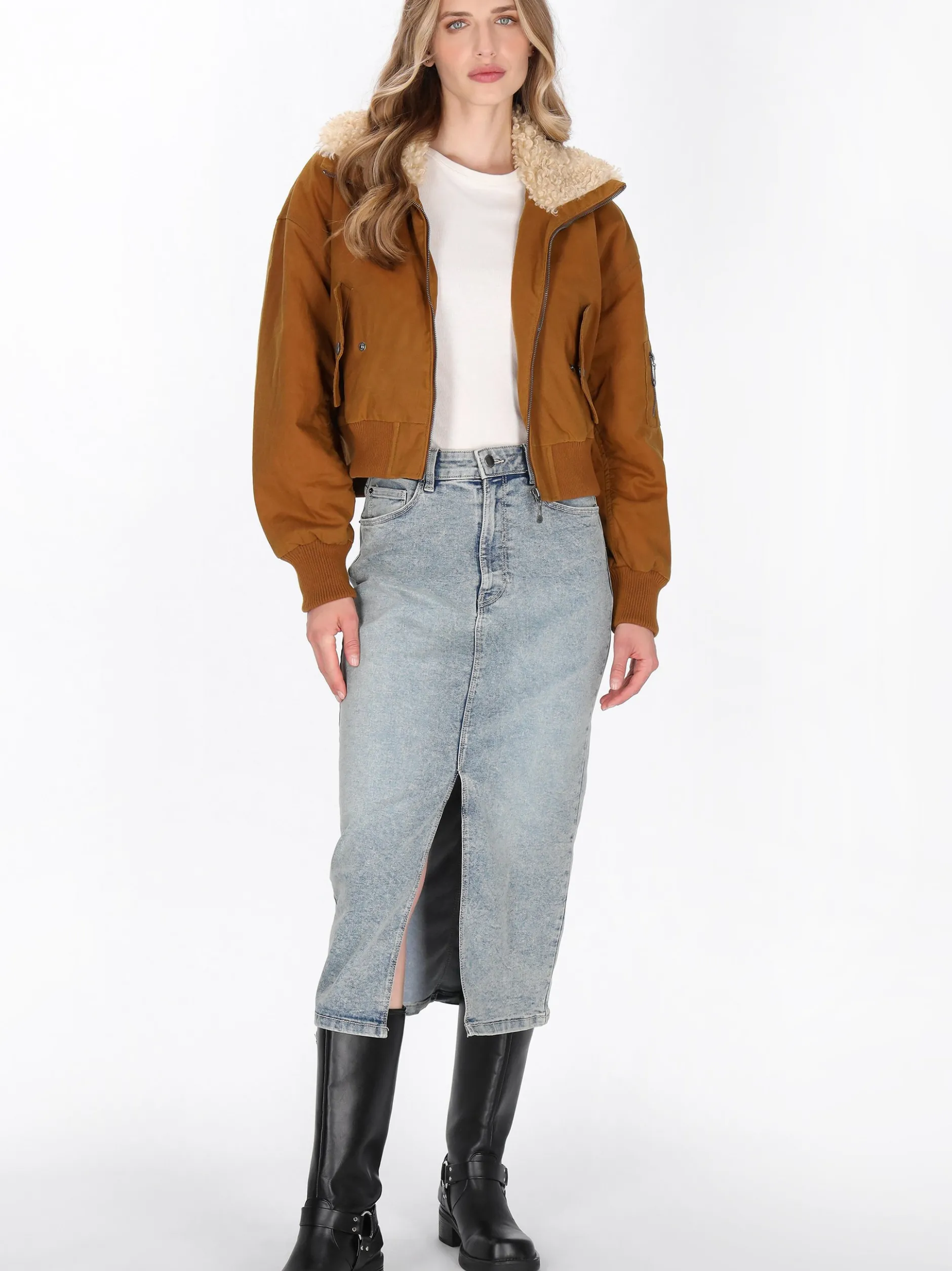 Dreimaster Damen Jacke in braun