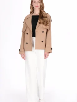 Dreimaster Damen Jacke in braun