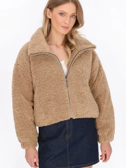 Dreimaster Damen Jacke in braun