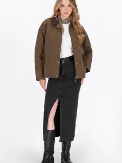 Dreimaster Damen Jacke in braun