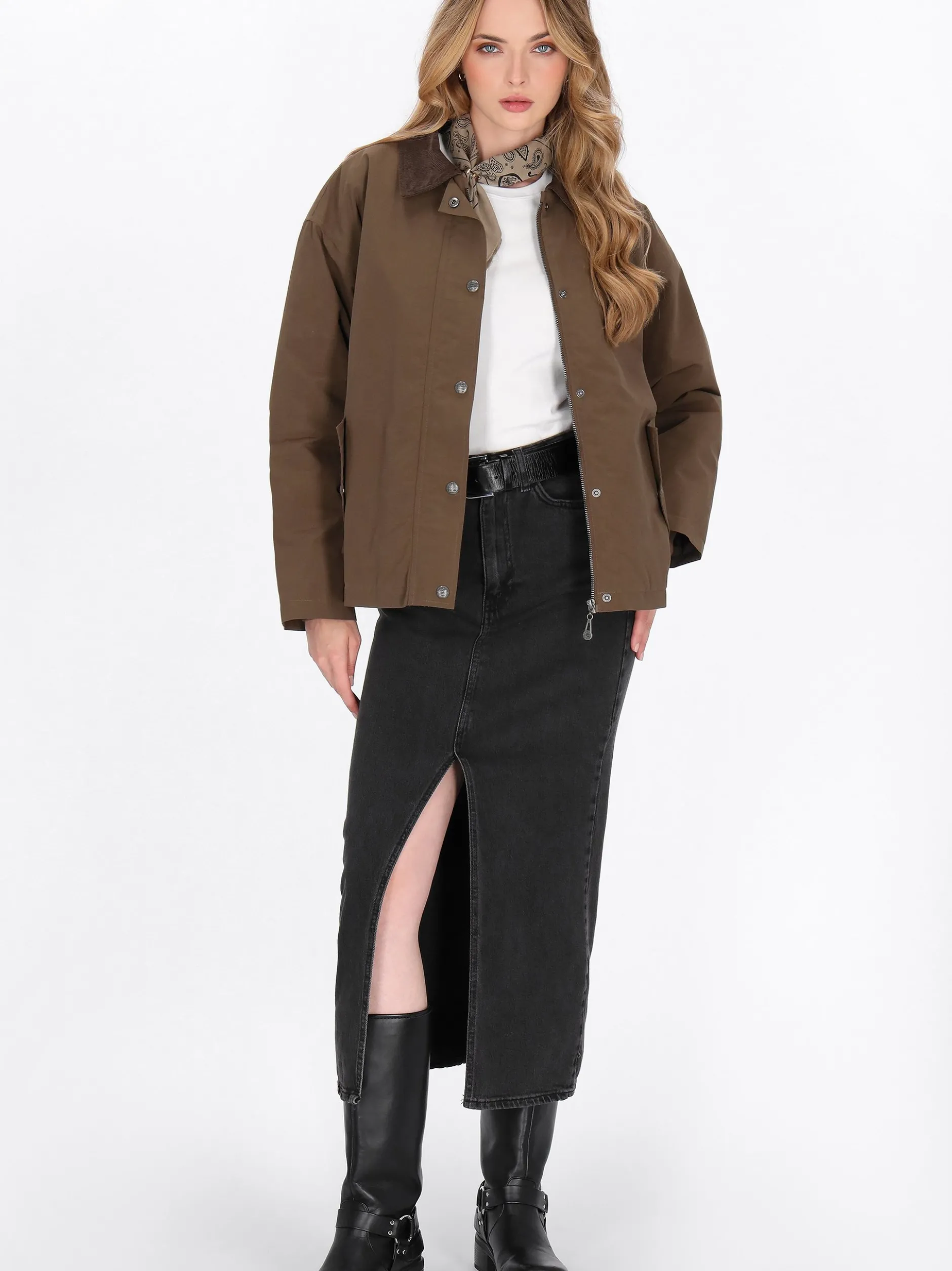 Dreimaster Damen Jacke in braun