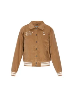 Dreimaster Damen Jacke in camel