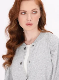 Dreimaster Damen Jacke in grau