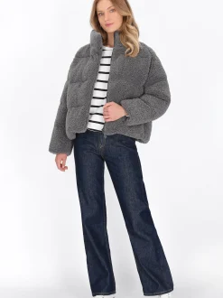 Dreimaster Damen Jacke in grau